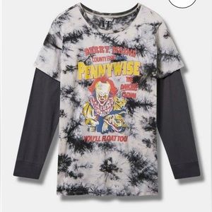 Torrid It Classic Fit Cotton 2Fer Long Sleeve Tee Size 3X